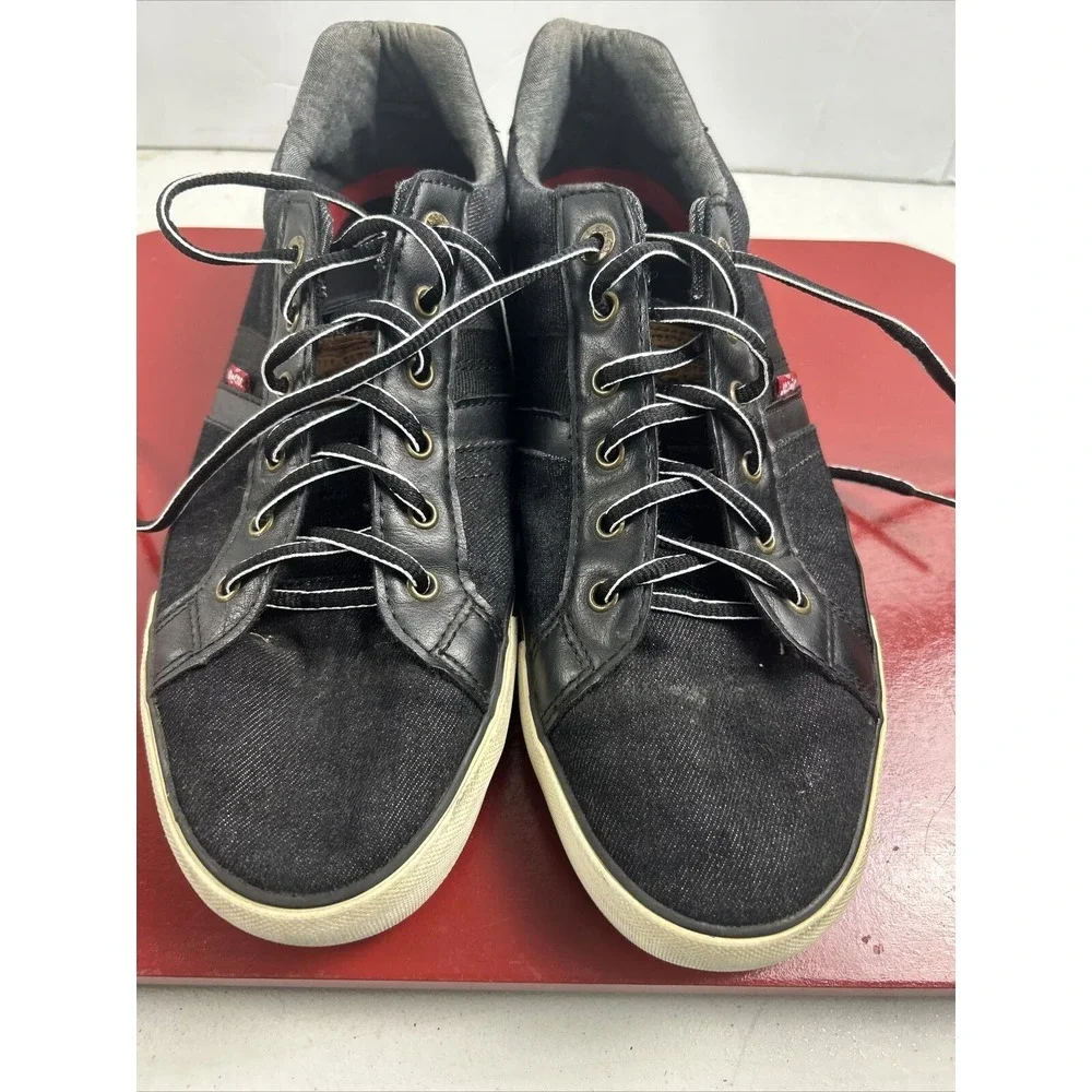 Levis‎ Shoes Mens Size 10 Black Comfort Casual Work Laces Chukka Style